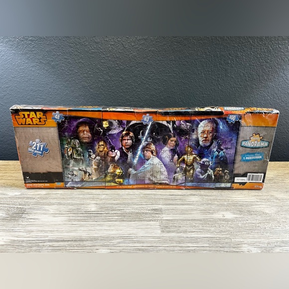 🆕 Star Wars Panorama Puzzle - 3 Puzzles Make 1 Panorama - New & Sealed - Picture 3 of 7